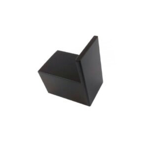 Cabide mod. 6060 c/ 1 gancho Latão Preto Fosco