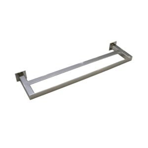 Toalheiro Duplo Steel 100% Inox 304 Polido 300mm