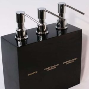 Trio: Porta Sabonete, Shampoo e Condicionador