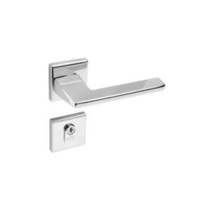 Conjunto Fechadura LaFonte 451 Zamak Externa Cromada