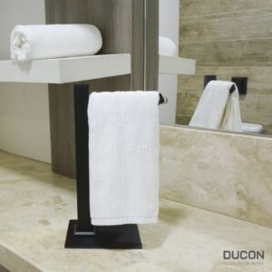 Porta Toalha de Bancada Black Premium Ducon